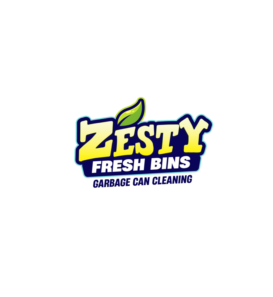 Zesty Fresh Bins logo with leaf design.